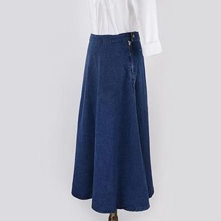 X:Y High-waist Denim Skirt