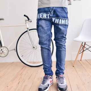 SeventyAge Lettering Jeans