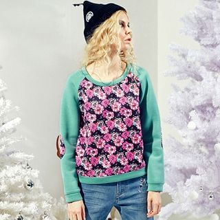 ELF SACK Floral Pullover