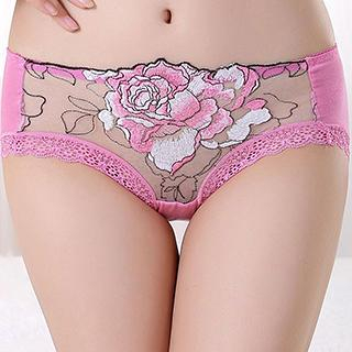 Sexy Romantie Embroidered Panties