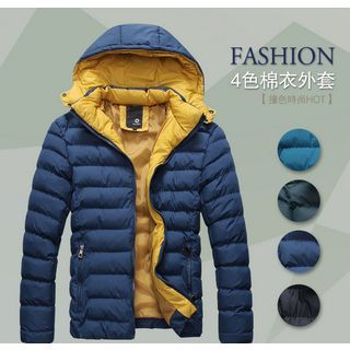 Danjieshi Detachable Hooded Padded Jacket