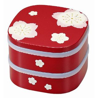 Hakoya Hakoya 15.0 2 Layers Lunch Box Sakura Red