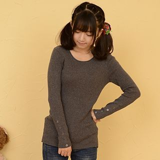 Moriville Long-Sleeve Knit Top