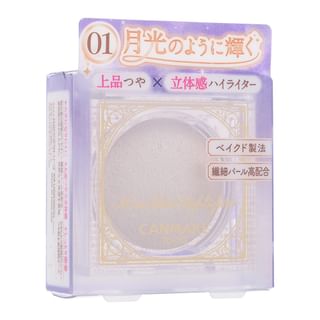 Canmake - Moon Glow Highlighter 01 Moon Glow White