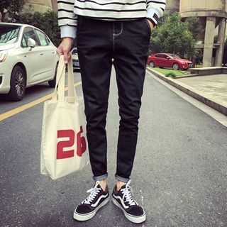 Mr. Cai Plain Slim-Fit Jeans
