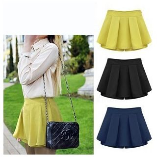 trendedge Inset Shorts Pleat Skirt