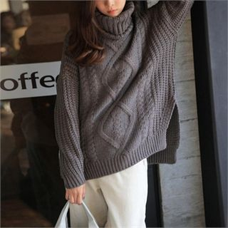 smusal Wool Blend Oversized Sweater