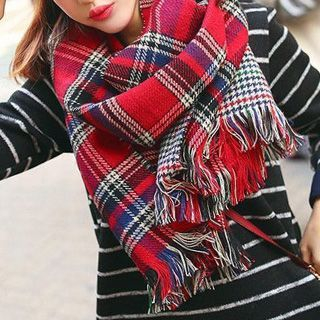 Fashion Street Check Scarf