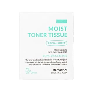 BEAUDIANI - Moist Toner Tissue Set 20 sheets