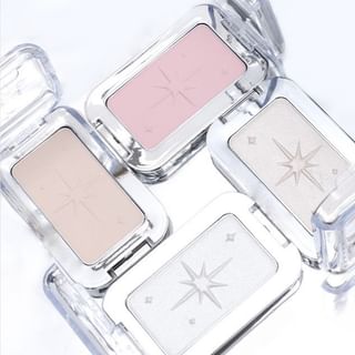 Biya - Starlight Matte And Pearlescent Highlighter - 3 Types 202# Silver - 6.5G