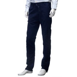YesStyle M Buttoned Washed Slim-Fit Jeans