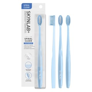 Skynlab - Premium Spiral Clean Toothbrush Blue 1 pc