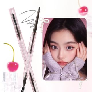 Flortte - Solid Small Machete Eyebrow Pencil (04-06) #04 Cold Mocha - 110Mg
