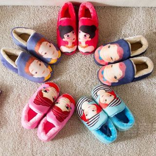 Home Simply Printed Slippers