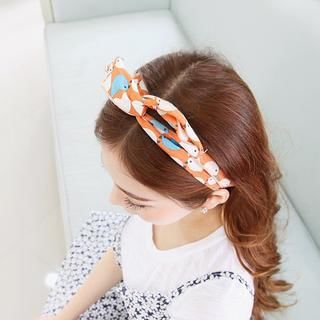 soo n soo Patterned Fabric Hair Band