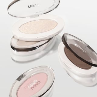 Novo - Luminous Highlighting & Contour Finishing Powder - 4 Types 02# Matte Highlight - Milk Pink (3.4G)