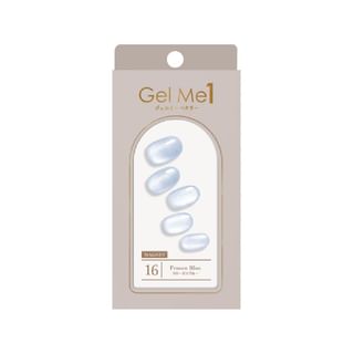 Cosme de Beaute - Gel Me 1 Nail Art Stickers 16 Frozen Blue (Magnet) - 30 pcs