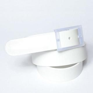 Digit-Band Silicon Belt White - One Size