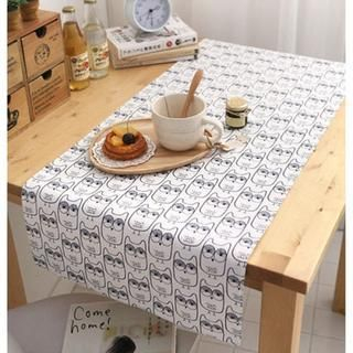 iswas Owl Print Table Cloth