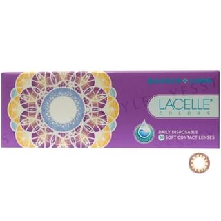 BAUSCH+LOMB - Lacelle 1 Day Lace Color Lens Vivid Gold 30 pcs P-3.00 (30 pcs)