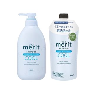 Kao - Merit Rinse In Shampoo Cool 450Ml