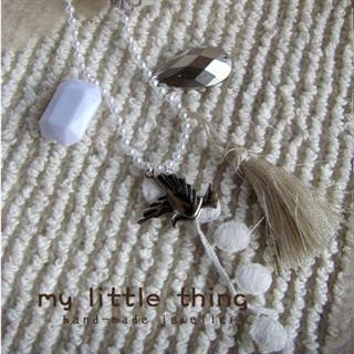 MyLittleThing Little Pigeon Pearl Necklace