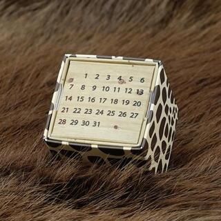 BABOSARANG Cube Desk Calendar S (Giraffe) Giraffe - Brown - One Size