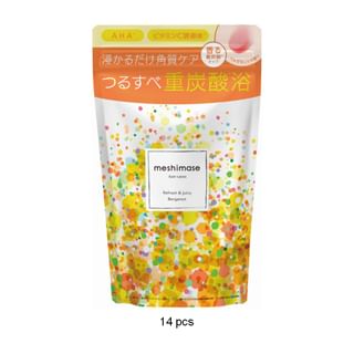 Rosette - meshimase Bath Tablet Refreshing & Juicy Bergamot - 14 pcs