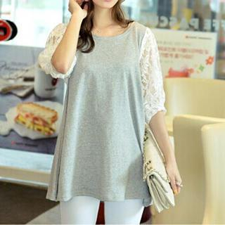 Dream Girl Lace Sleeved Top