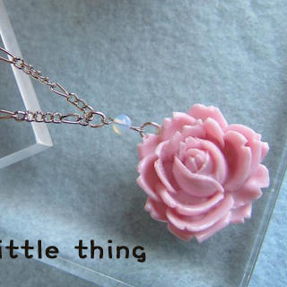 MyLittleThing Purple Rose Necklace