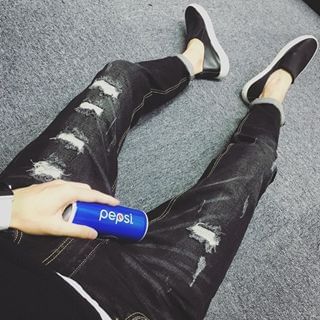 MRCYC Distressed Slim-Fit Jeans