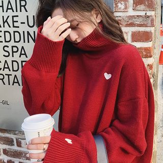 Turtleneck | Sweater | Heart