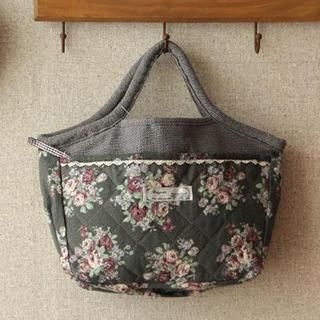 Ms Bean Floral Panel Tote