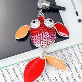 Fit-to-Kill Small Fish iPhone Earphone Plug Red - One Size