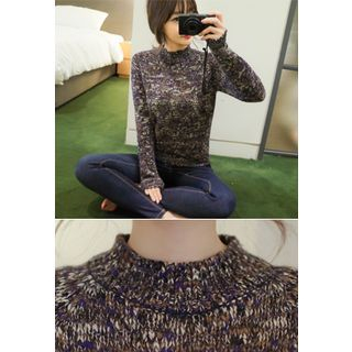 MyFiona Mock-Neck Slim-Fit Sweater