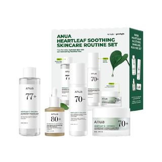 Anua - YesStyle Exclusive Heartleaf Soothing Skincare Routine Set 4 pcs
