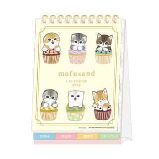 mofusand 2025 Desktop Calendar 105 x 150 x 75mm