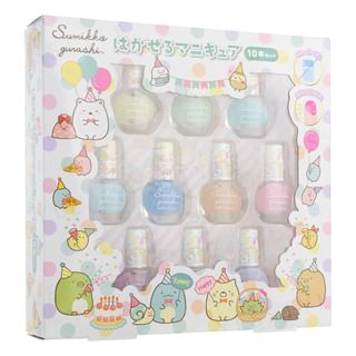 Race - San-X Sumikko Gurashi Peelable Nail Polish Set 10 Pcs