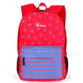 VIVA Striped Canvas Backpack