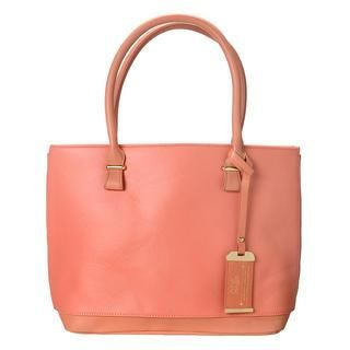 ans Two-Tone Panel Tote Pink - One Size