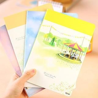Homey House Print Medium Notebook