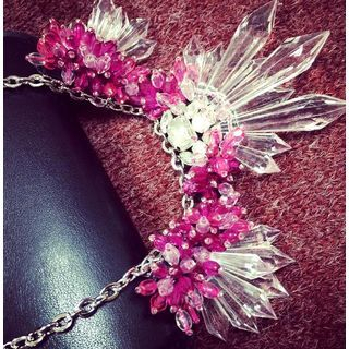 Bao Style Crystal Statement Necklace