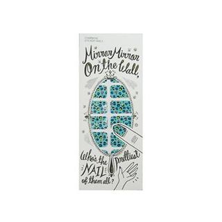The Face Shop Lovely ME:EX Charming Sticker Nails (#04 Mint Cheetah) 20 stickers