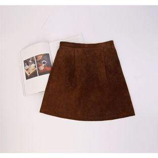 ssongbyssong Genuine Suede Skirt