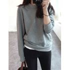Round-Neck Cotton Pullover от YesStyle.com INT Round-Neck Cotton Pullover от YesStyle.com INT