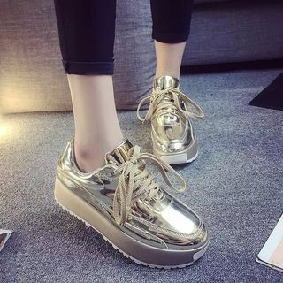 Quin Glitter Platform Sneakers