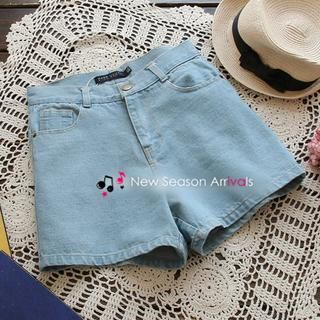 YOYO Washed Denim Shorts