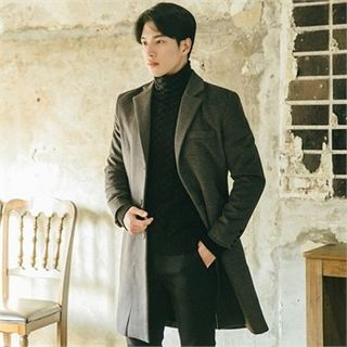 STYLEMAN Wool Blend Long Coat