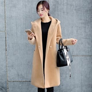 Romantica Hooded Button Coat