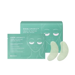 Mizon - Cicaluronic Vegan De-Puffing Eye Gel Patch 21 Pairs